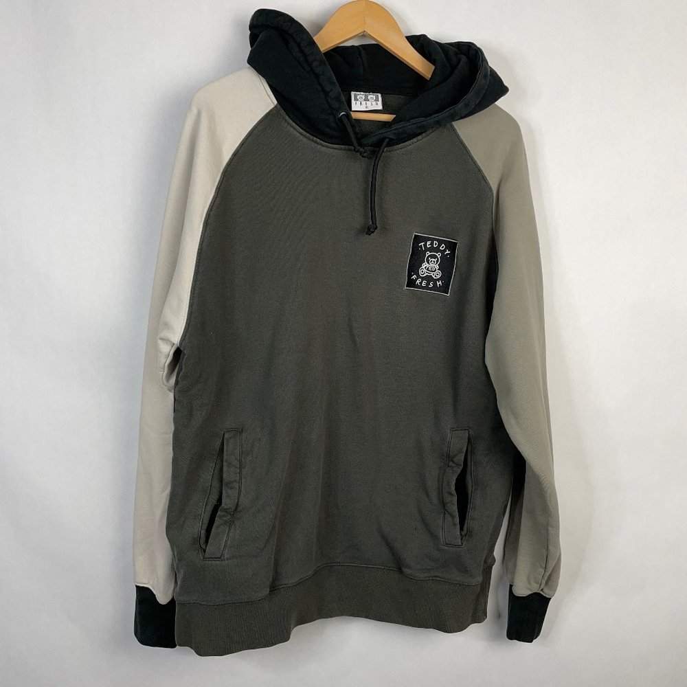 Teddy Fresh H3H3 Pullover Hoodie Sweater Colorblock  Mens XL